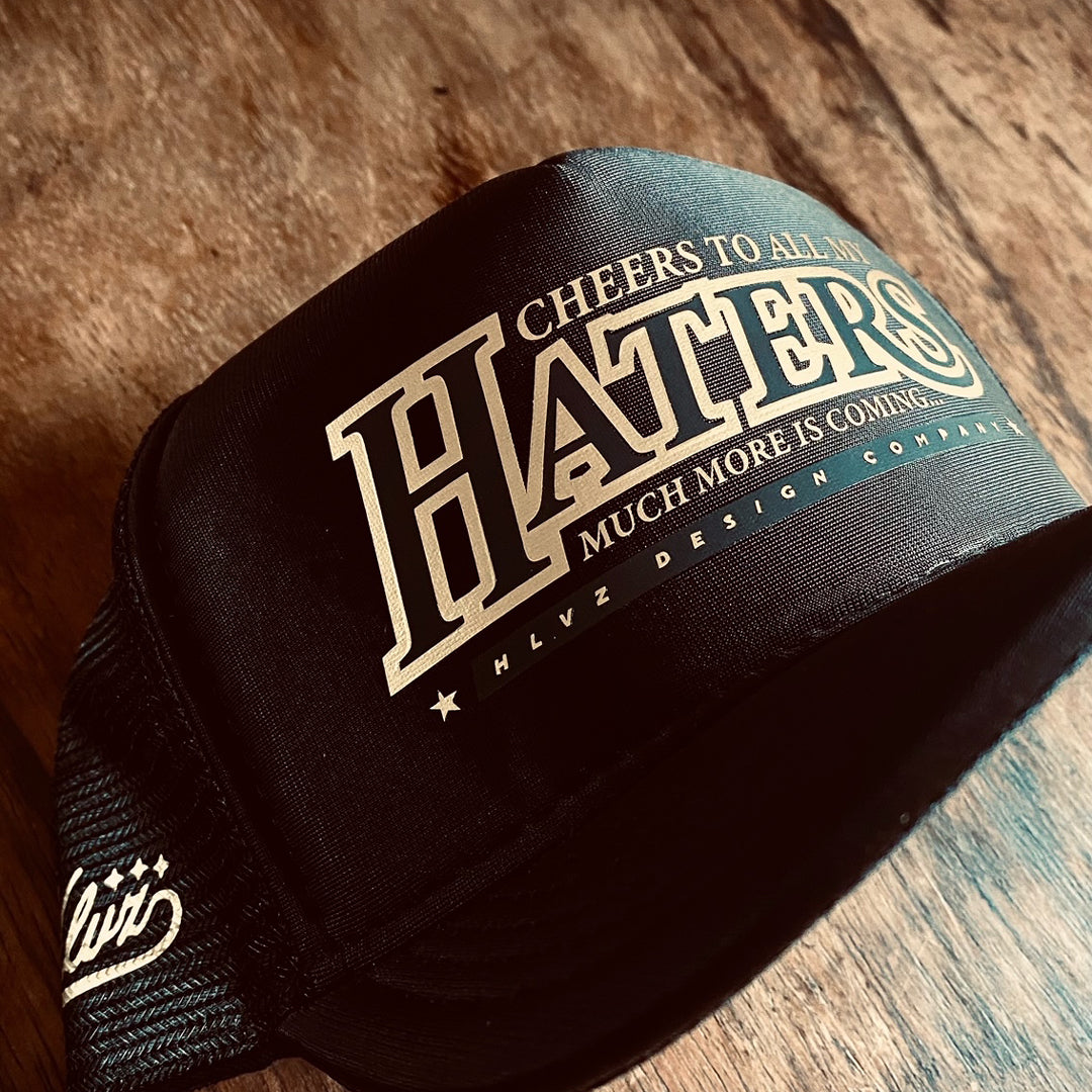 Boné Trucker "Haters BLACK GOLD"