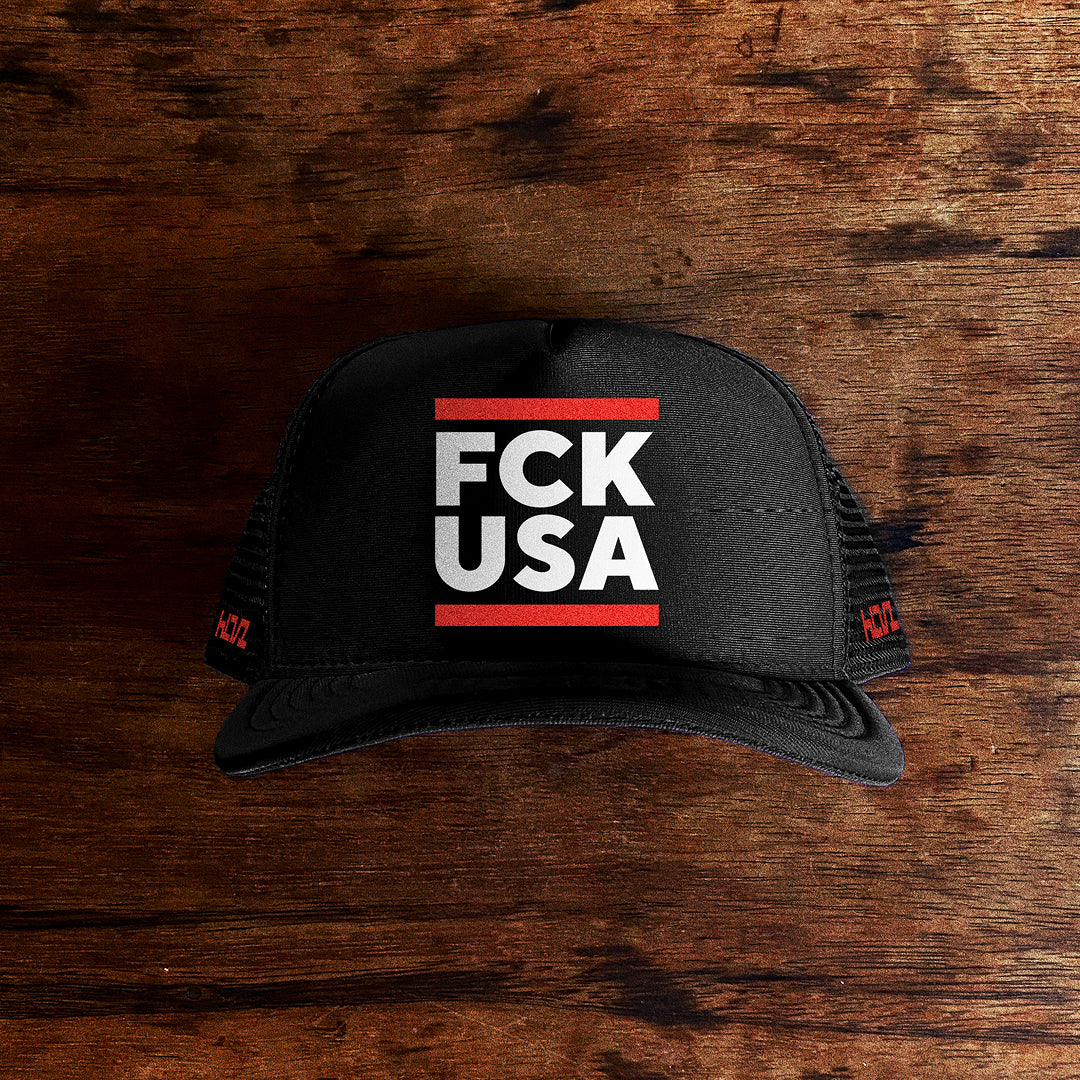 Boné Trucker "FCKUSA"