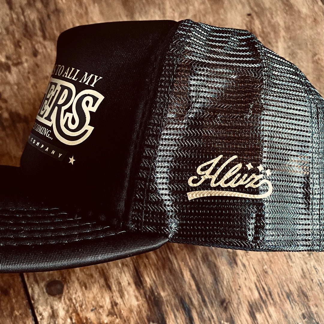 Boné Trucker "Haters BLACK GOLD"