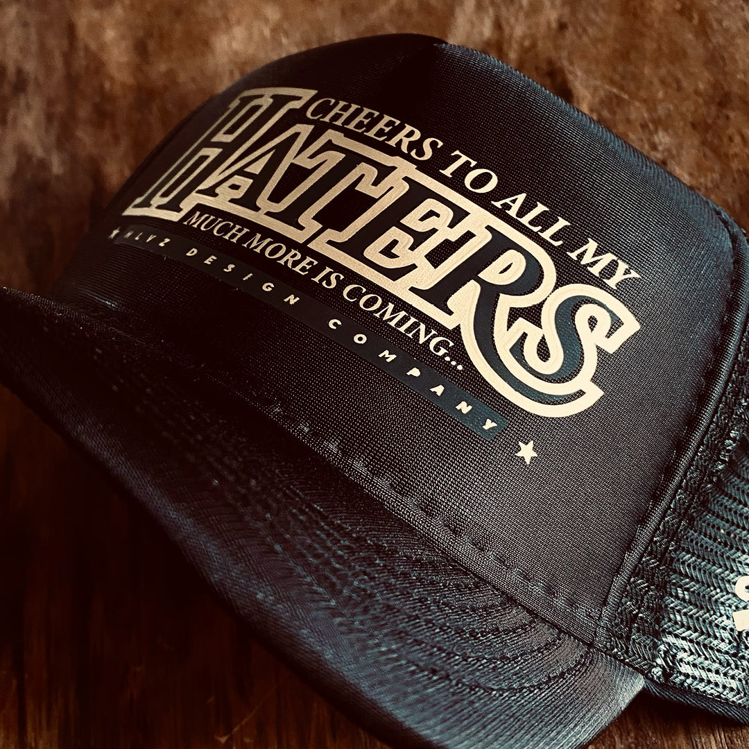 Boné Trucker "Haters BLACK GOLD"