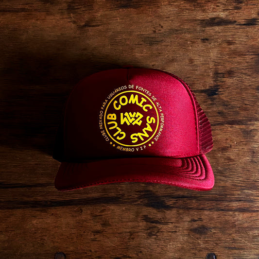 Boné Trucker "COMIC SANS CLUB"