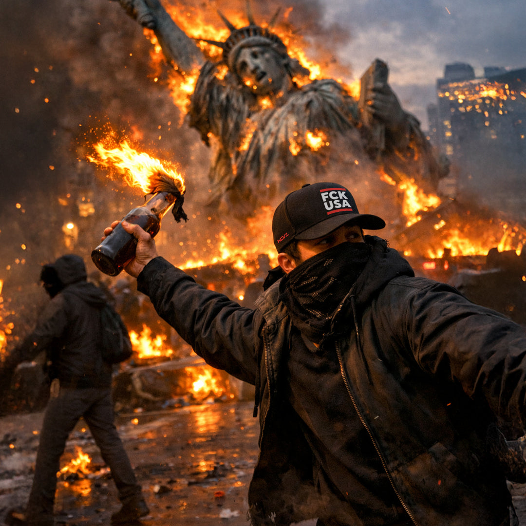 Boné Trucker "FCKUSA"